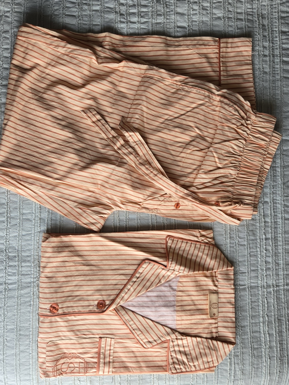 Taylor Swift Showgirl TLOAS Striped Sleep Set